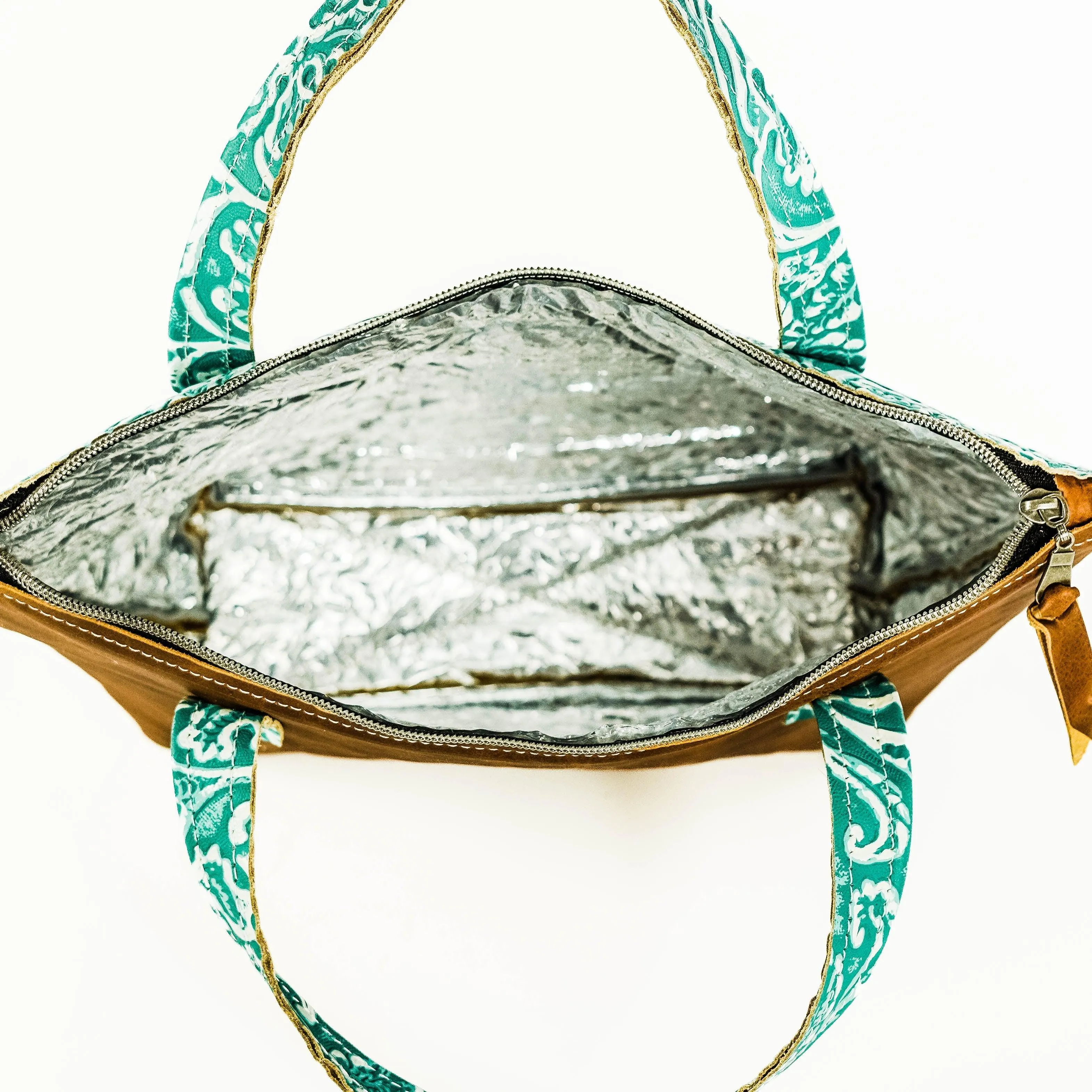 Feed Bag - Longhorn w/ Turquoise Sand Tool