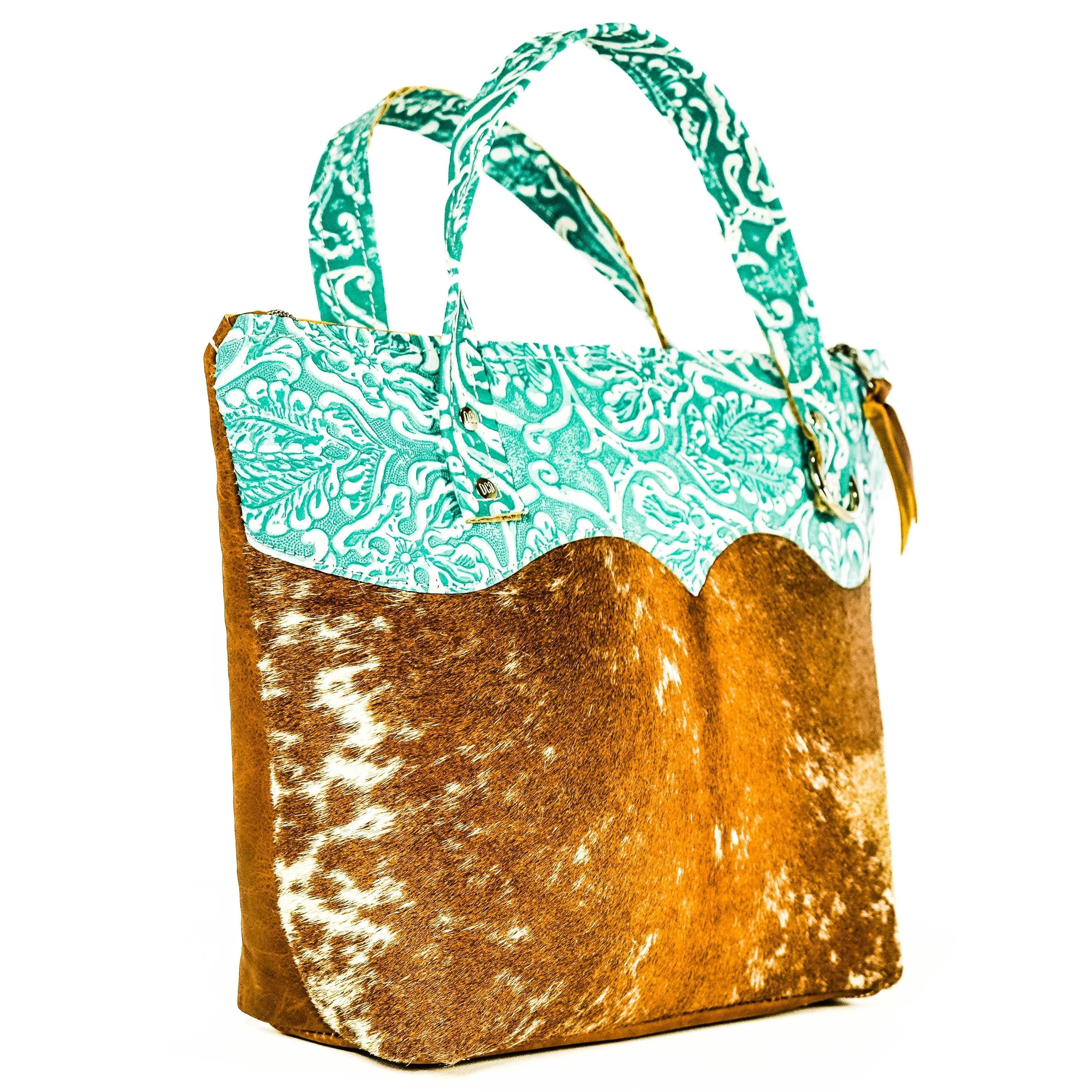 Feed Bag - Longhorn w/ Turquoise Sand Tool
