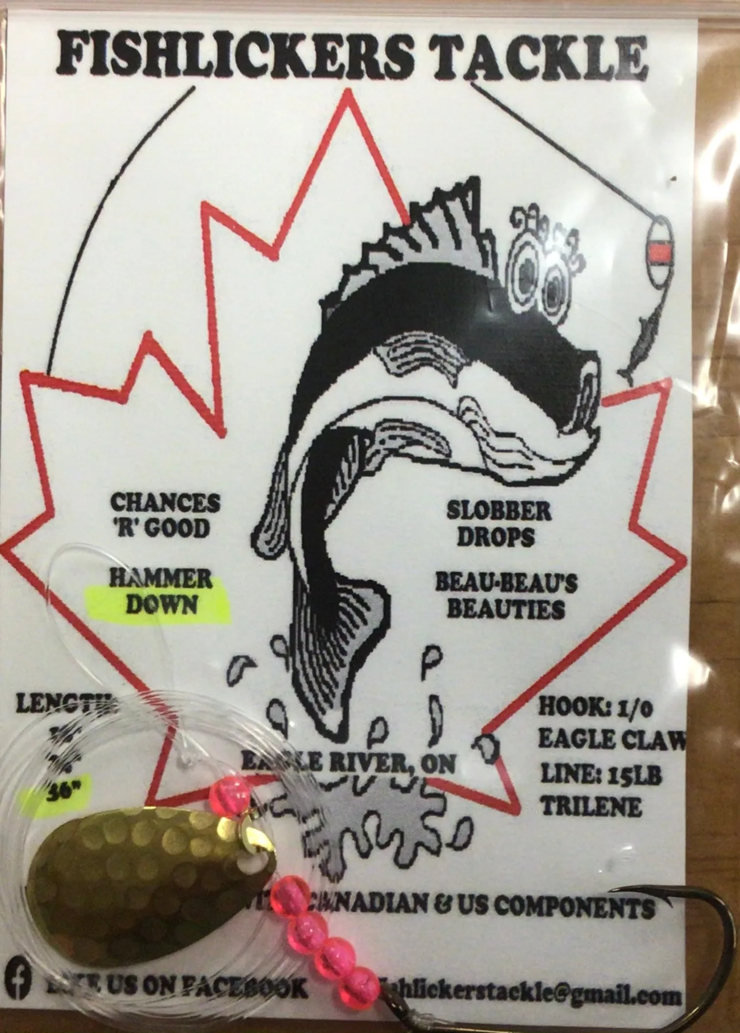 FishLicker Walleye Spinner