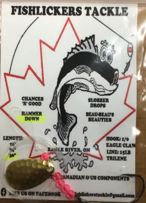 FishLicker Walleye Spinner
