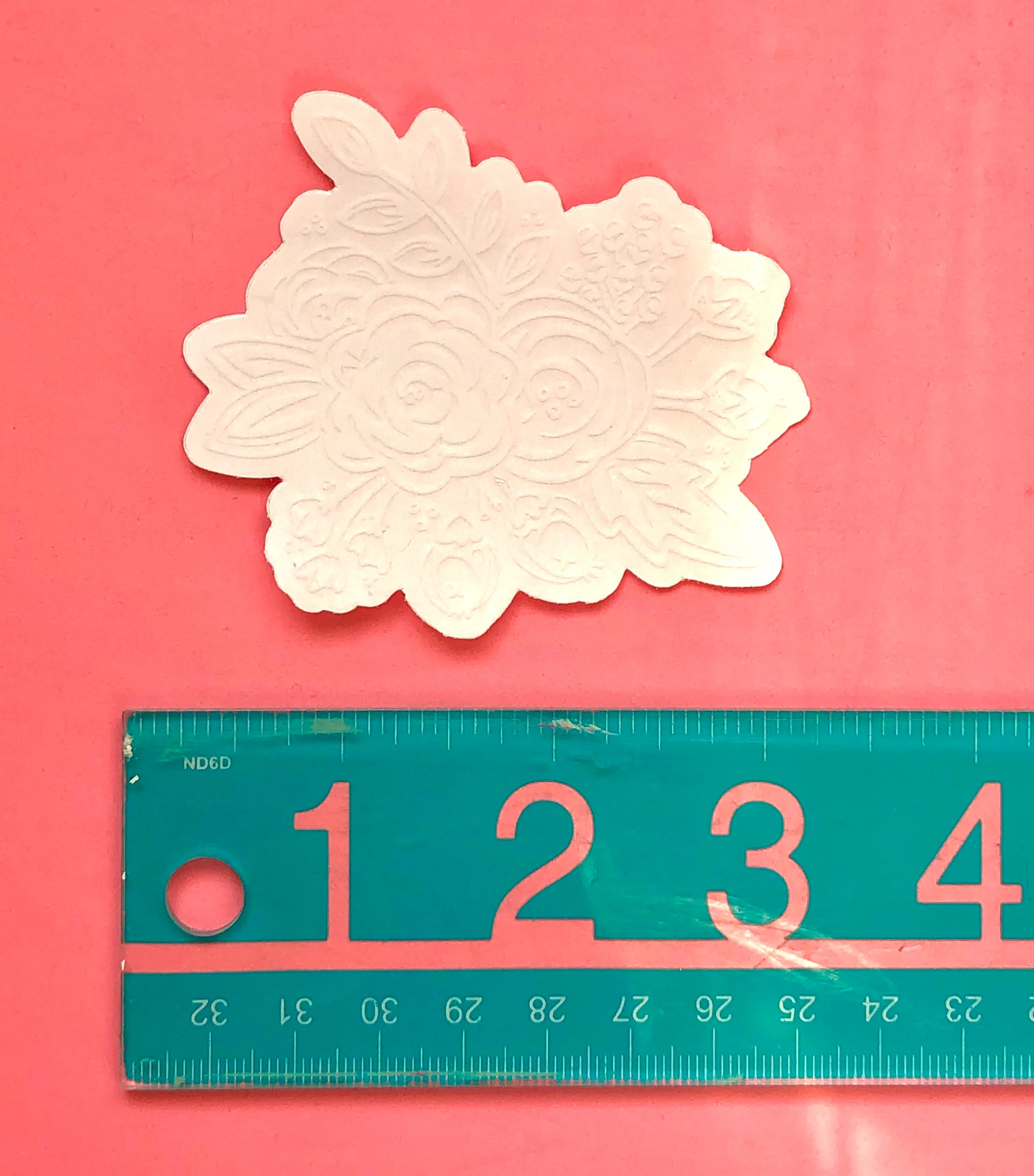 Floral clear Sticker