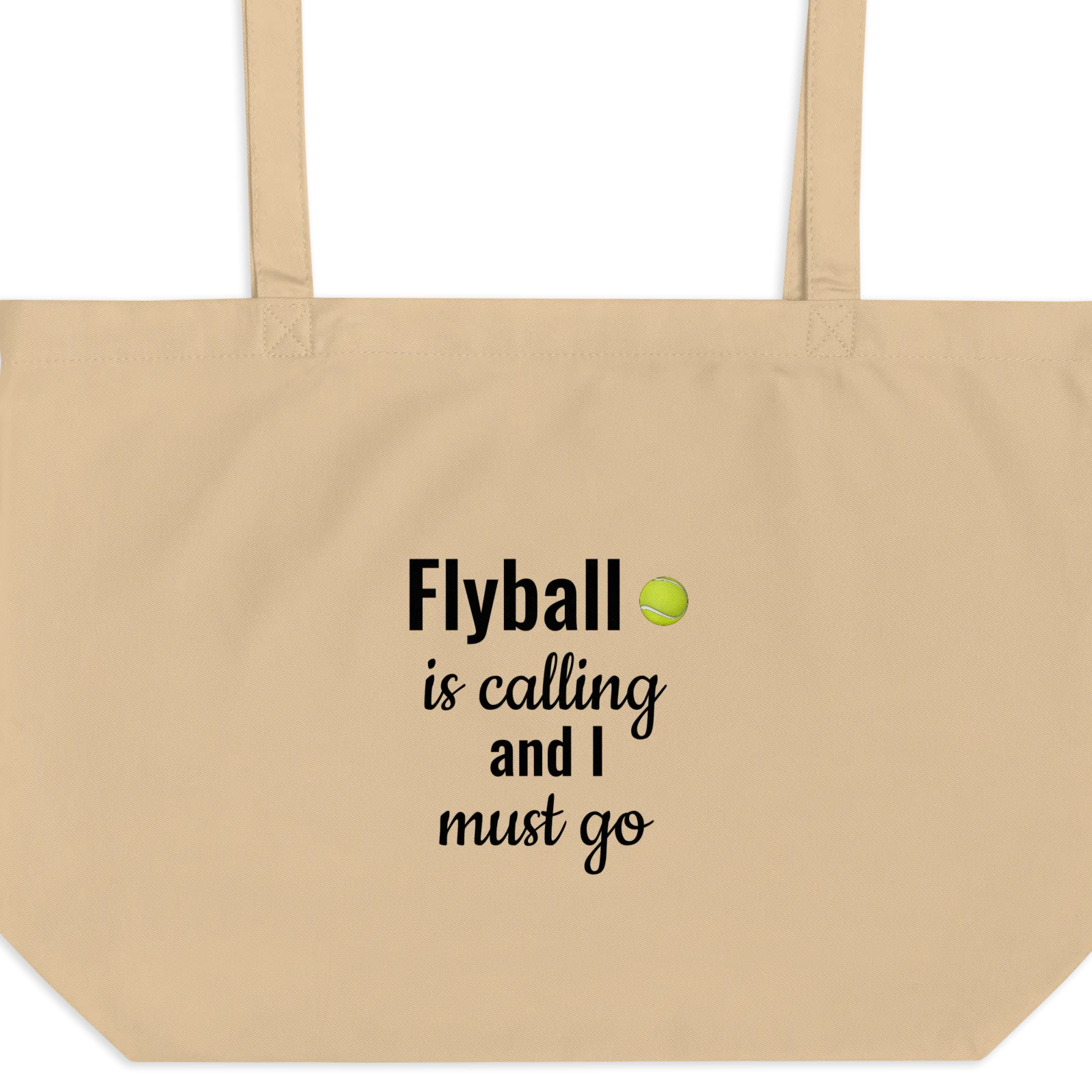 Flyball is Calling X-Large Tote/ Shopping Bags