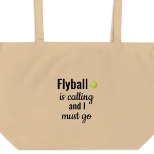 Flyball is Calling X-Large Tote/ Shopping Bags