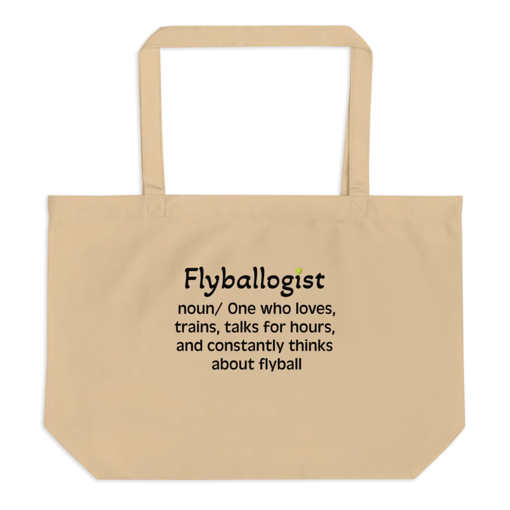 Flyballologist X-Large Tote/Shopping Bags