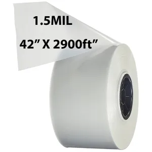 Food Grade Poly Tubing Roll Bags 1.5Mil 42x2900ft- Impulse Heat Sealer