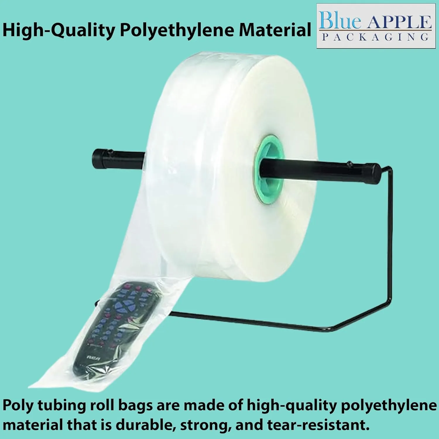 Food Grade Poly Tubing Roll Bags 2Mil 44x2150ft- Impulse Heat Sealer