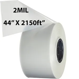 Food Grade Poly Tubing Roll Bags 2Mil 44x2150ft- Impulse Heat Sealer