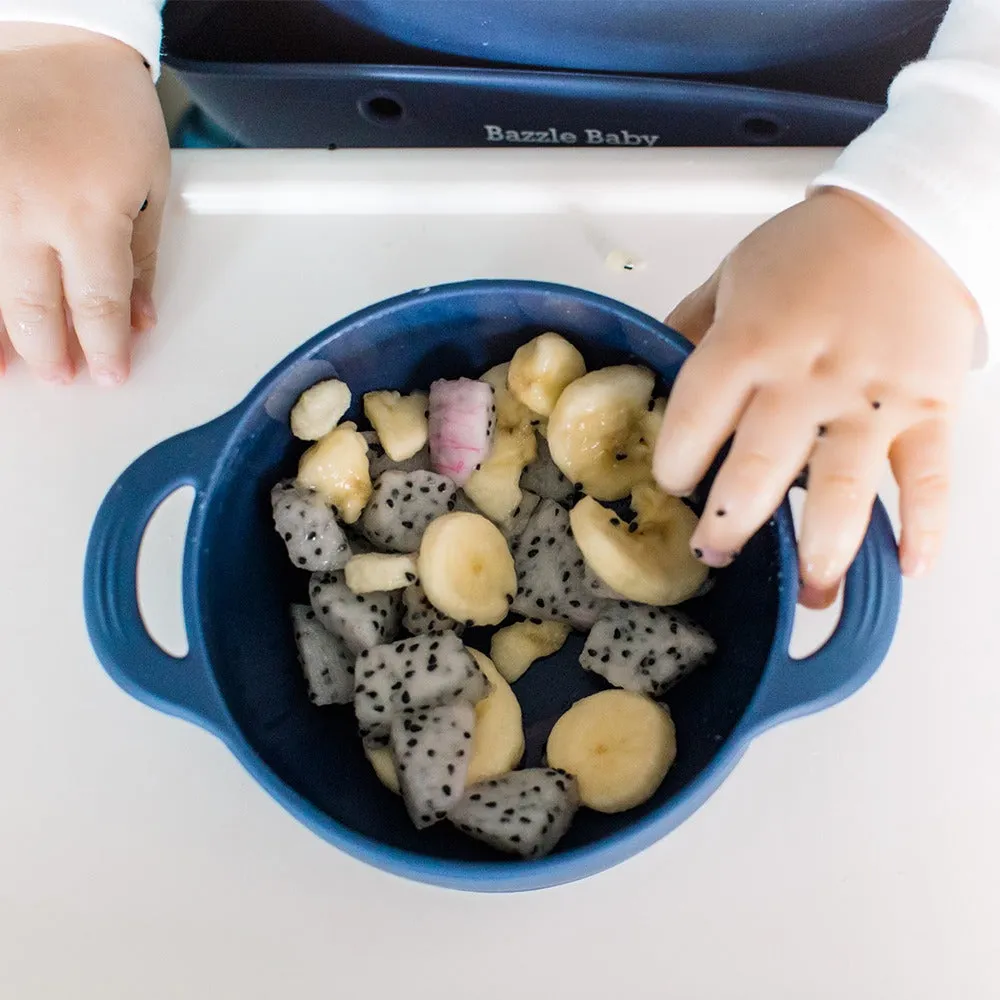 Foodie® Bowl with Lid   Spoon: Navy