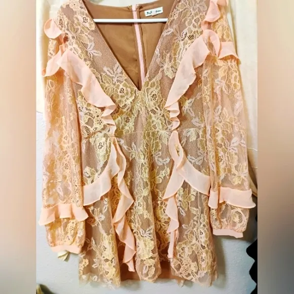 For Love and Lemons Bumble Lace Dress