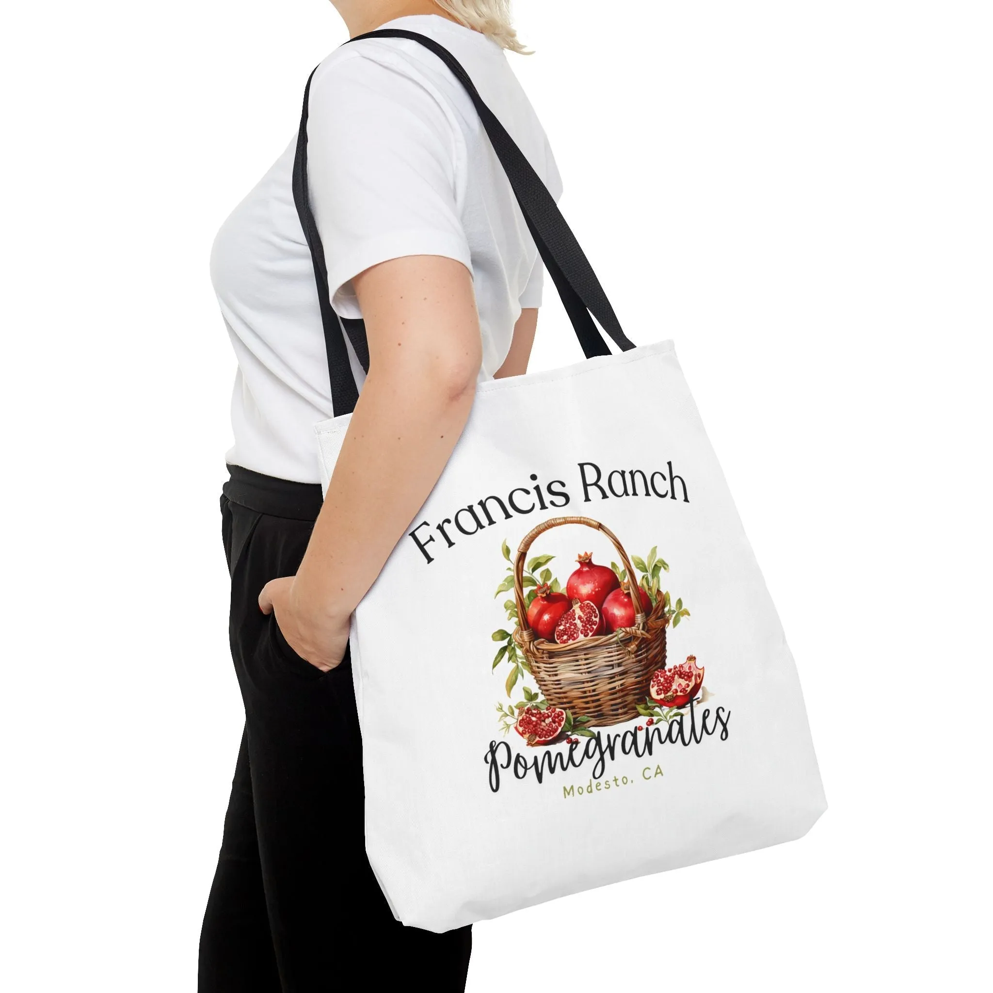 Francis Ranch Pomegranate Tote Bag (AOP)