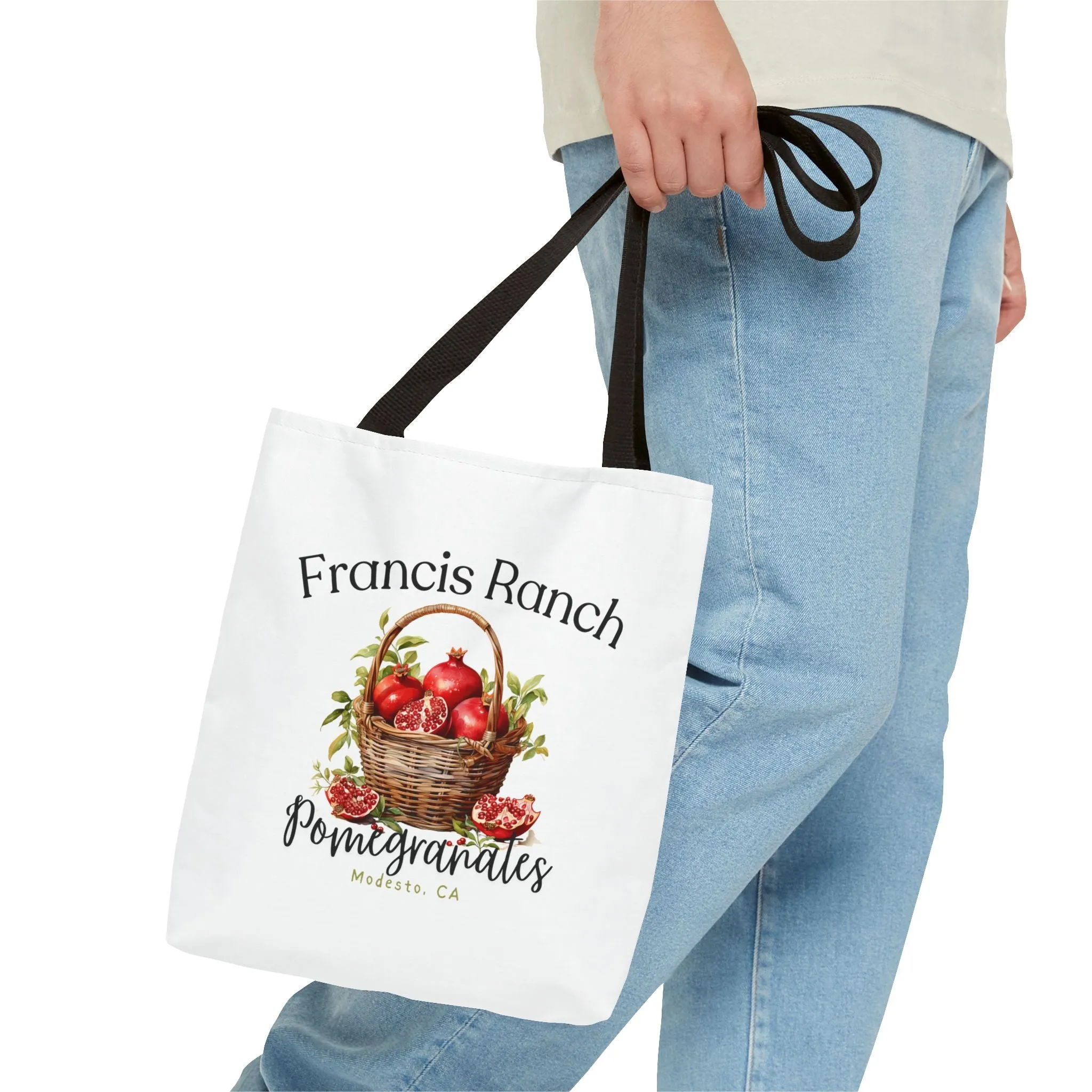 Francis Ranch Pomegranate Tote Bag (AOP)