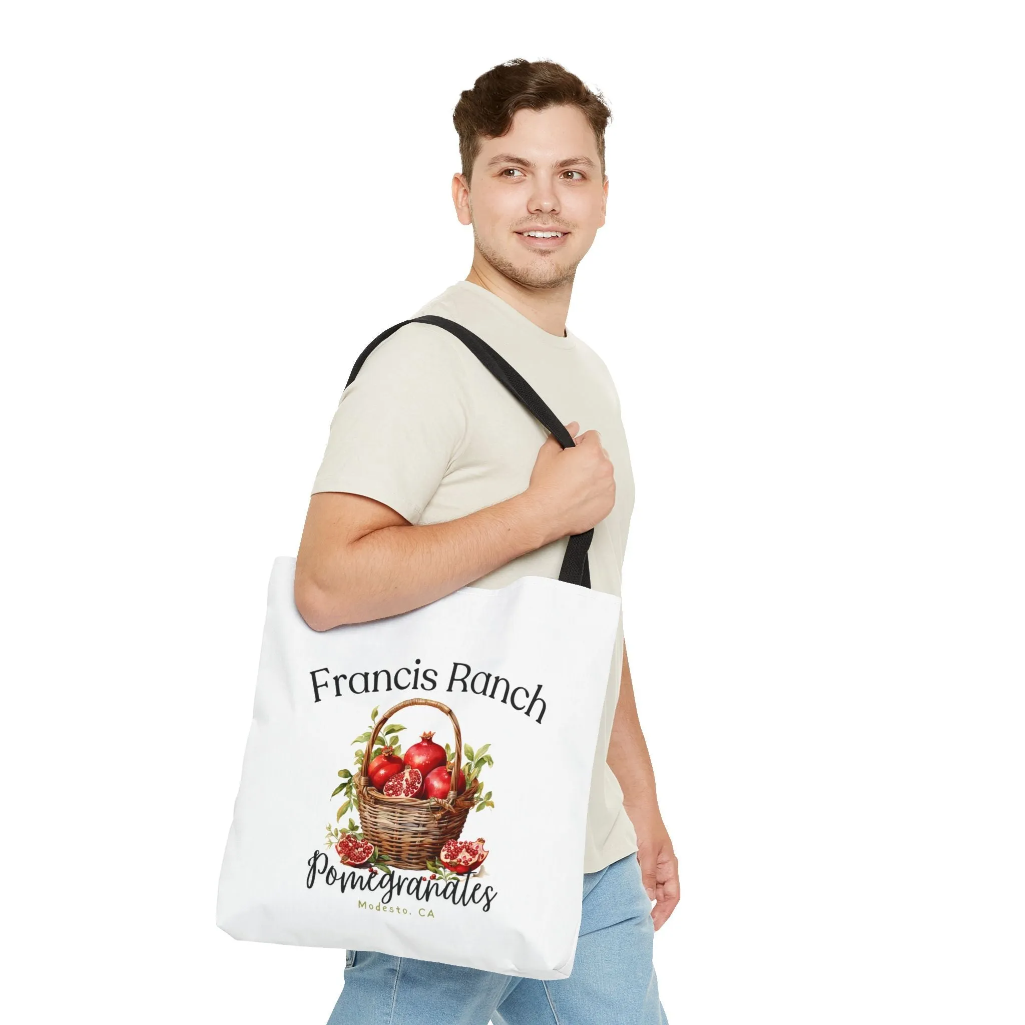 Francis Ranch Pomegranate Tote Bag (AOP)