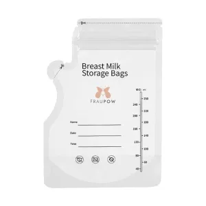 FRAUPOW Breast Milk Storage Bags - Pack Of 30