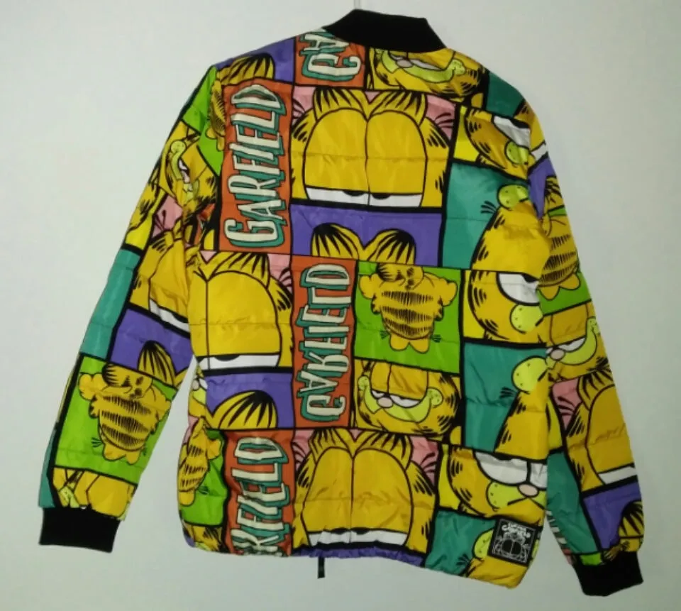 Garfield Multi Print Block Coat Jacket