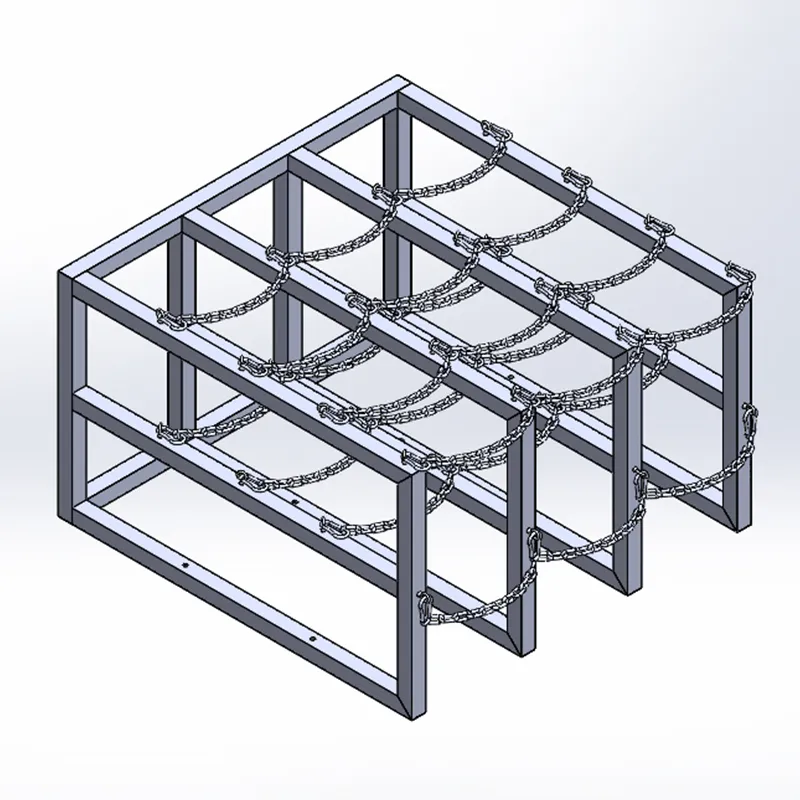Gas Cylinder Barricade Rack (3x4)
