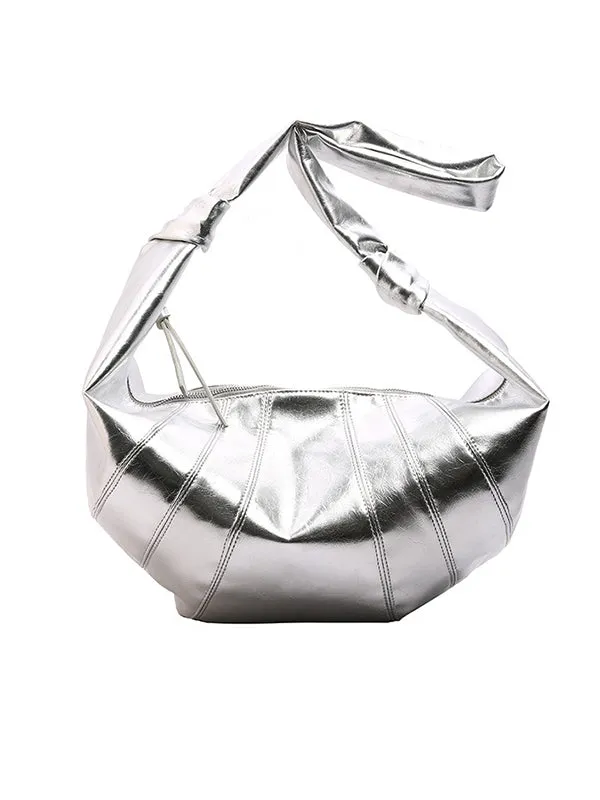 Geometric Split-Joint Zipper Bags Crossbody Bags