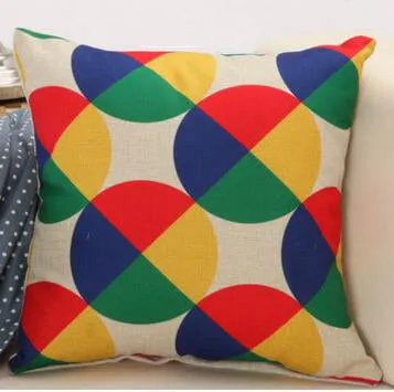 Geometric Square Pillow Cushion Cover