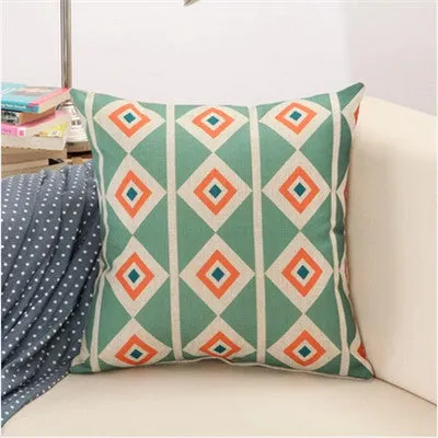 Geometric Square Pillow Cushion Cover