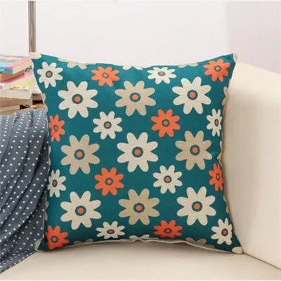 Geometric Square Pillow Cushion Cover