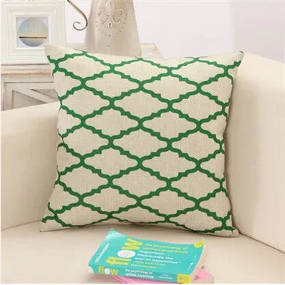 Geometric Square Pillow Cushion Cover
