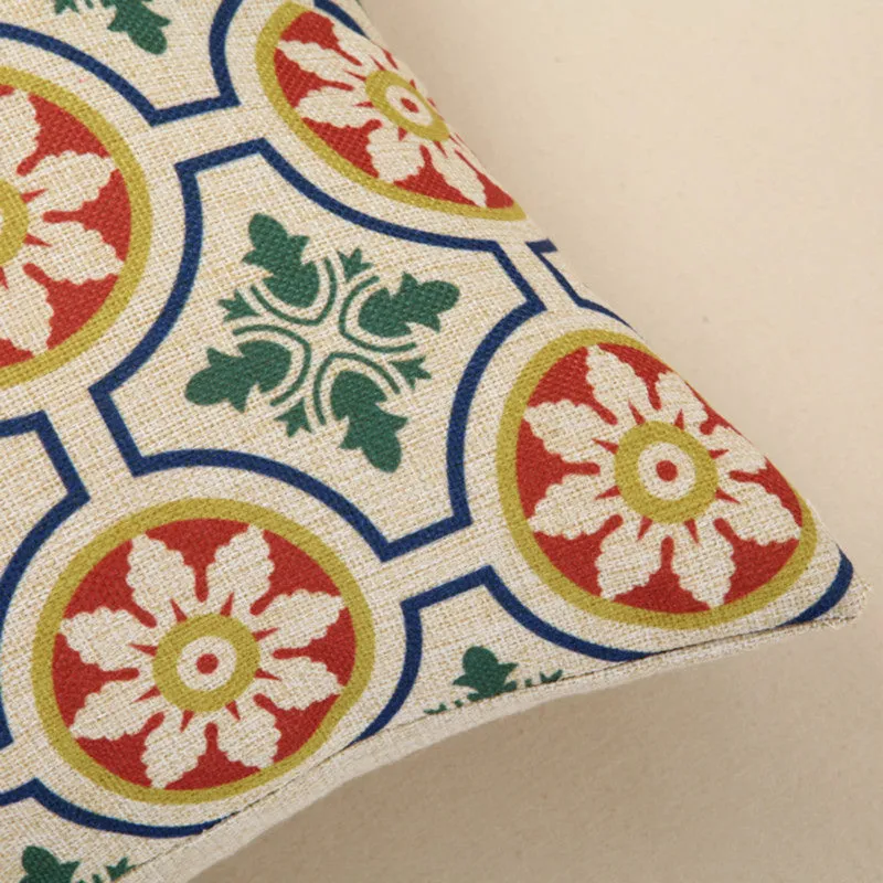 Geometric Square Pillow Cushion Cover