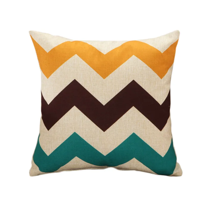 Geometric Square Pillow Cushion Cover