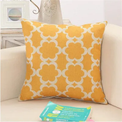 Geometric Square Pillow Cushion Cover