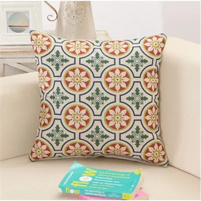 Geometric Square Pillow Cushion Cover