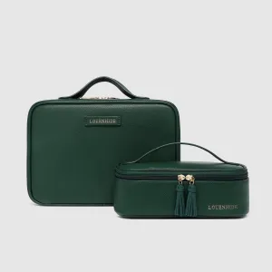 Georgie Fifi Cosmetic Set - Forest Green