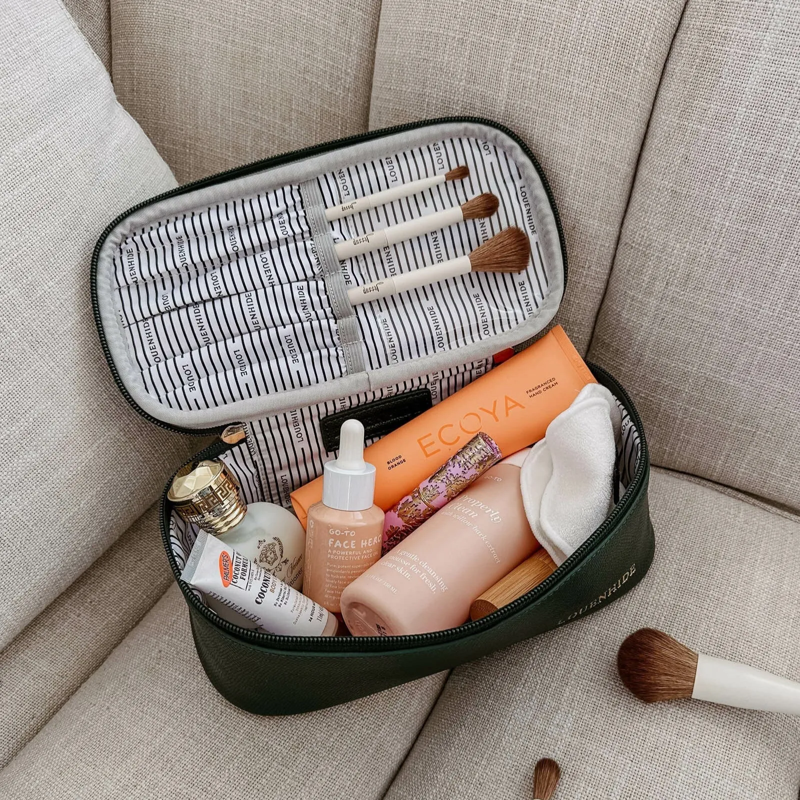 Georgie Fifi Cosmetic Set - Forest Green