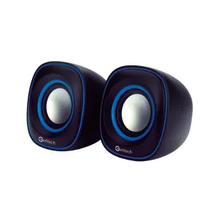 Getttech Sg 20u Bocinas 3.5mm Sonido Estereo 2.0 Negro