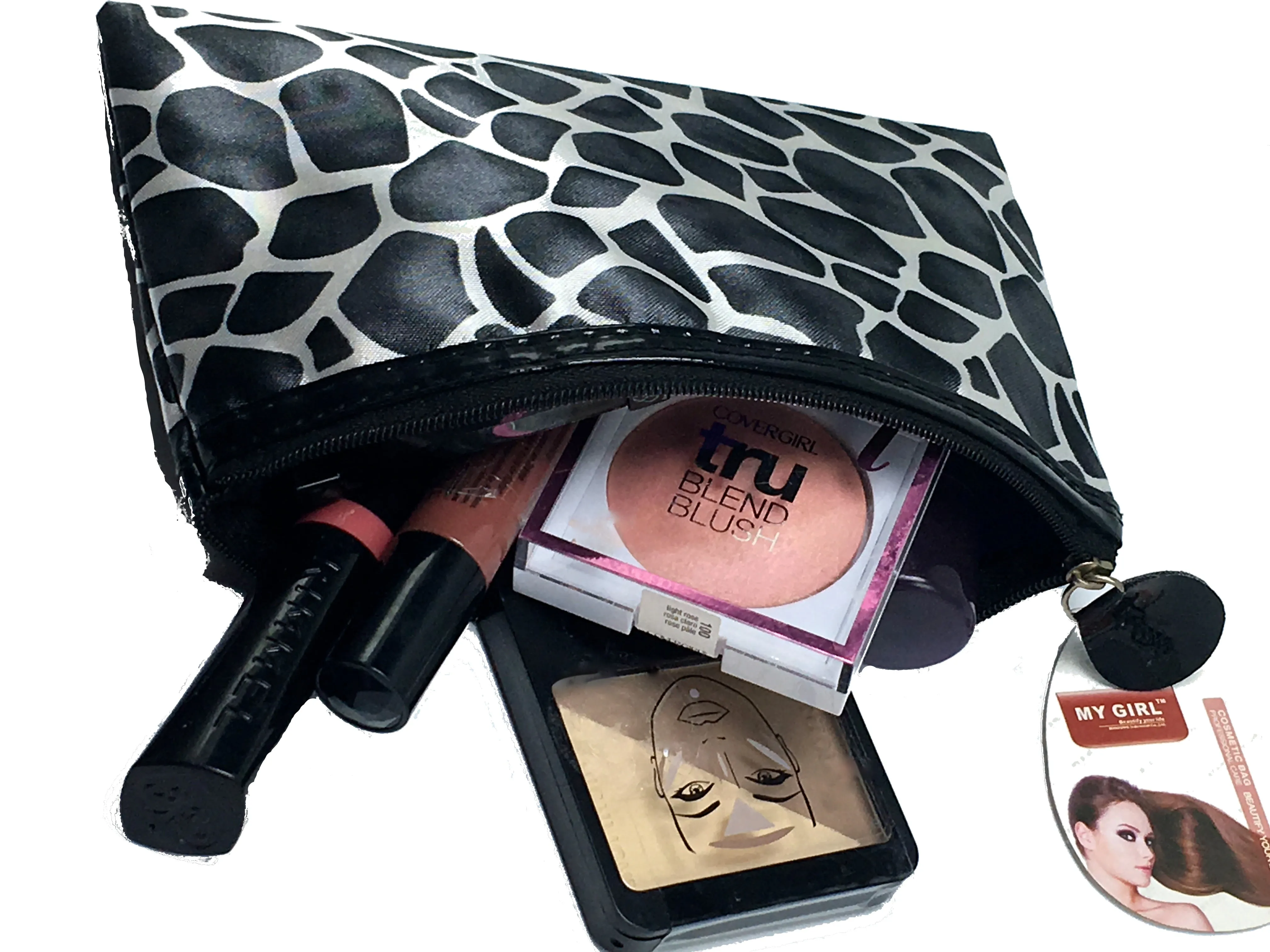Giraffe-Print Cosmetic BAGS