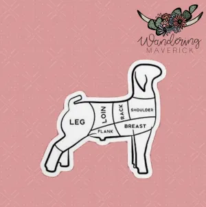 Goat Cuts Sticker