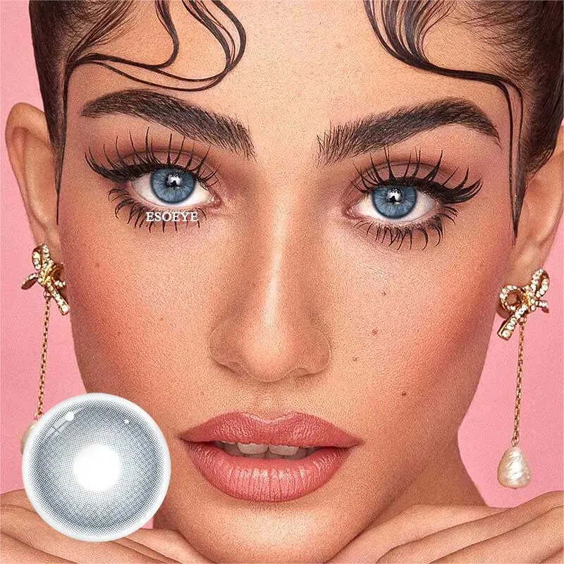 Goddess Veil Hera Blue Colored Contact Lenses Yearly