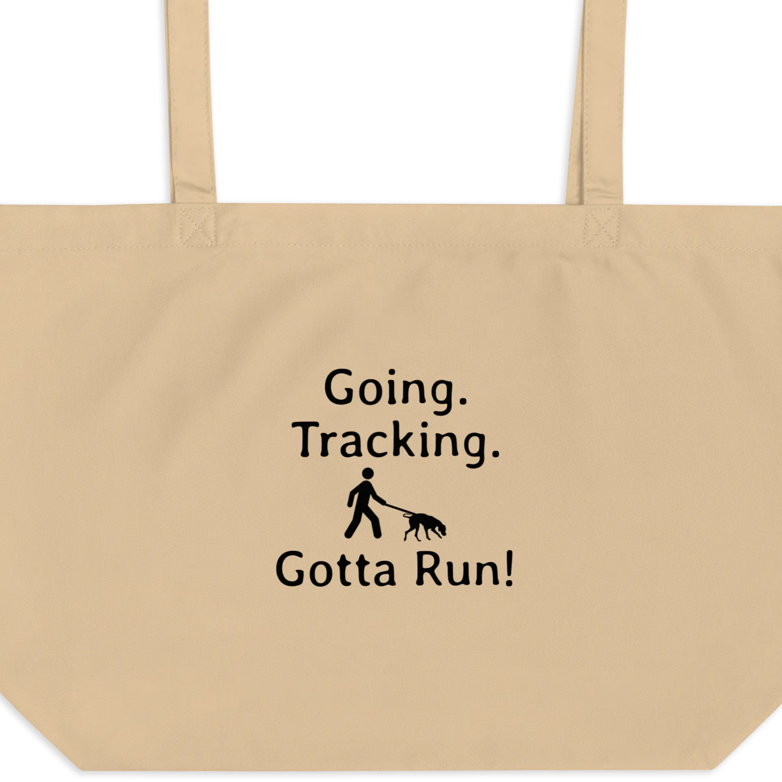 Going. Tracking. Gotta Run X-Large Tote/ Shopping Bags