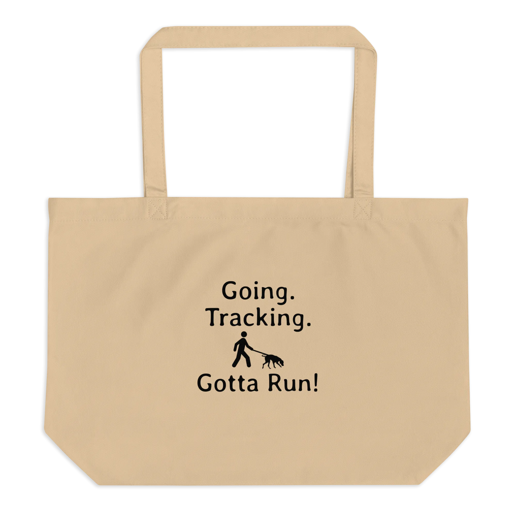 Going. Tracking. Gotta Run X-Large Tote/ Shopping Bags