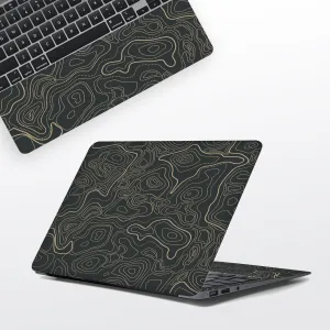 Golden Topo Laptop Skin