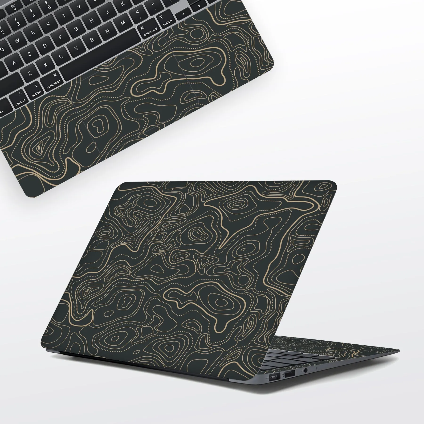 Golden Topo Laptop Skin