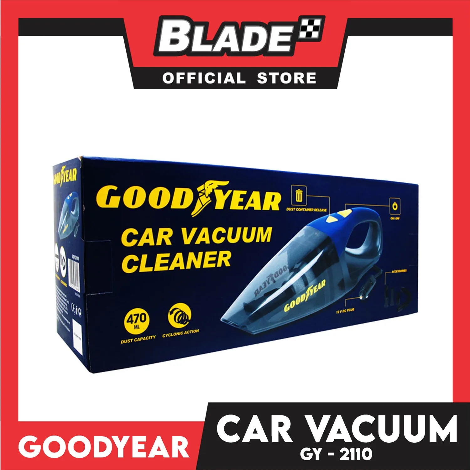 Goodyear Car Vacuum Cleaner GDY2110