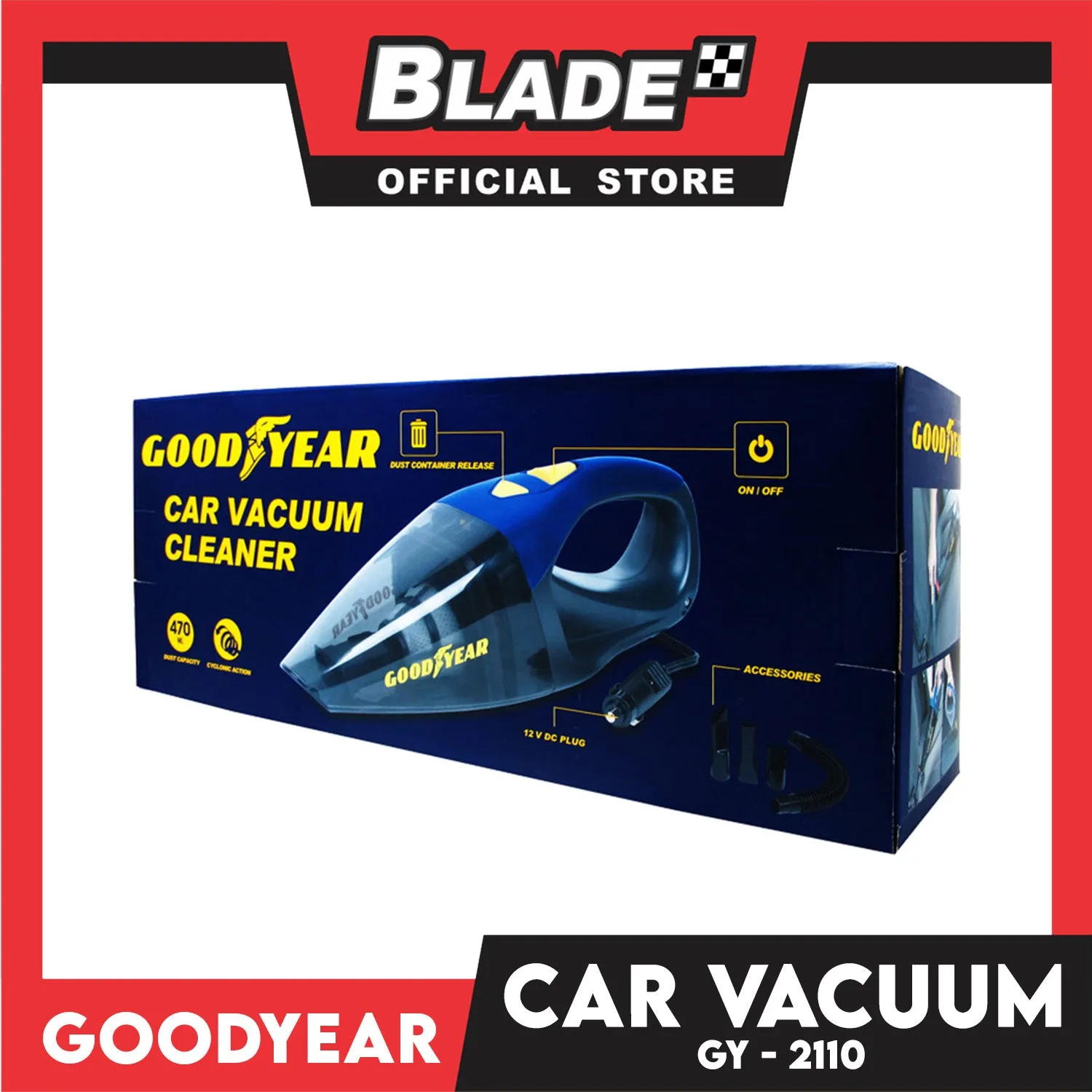 Goodyear Car Vacuum Cleaner GDY2110