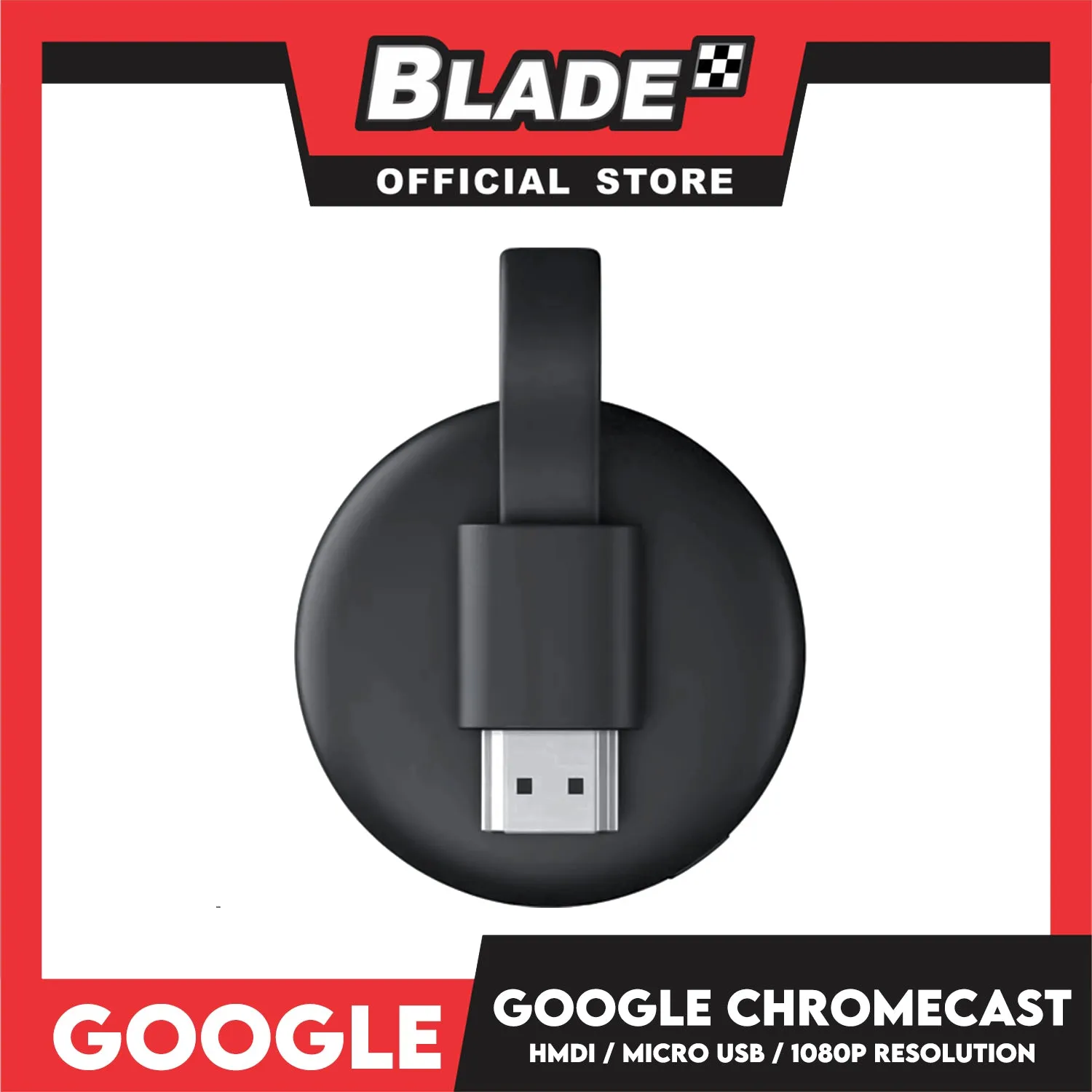 Google Chromecast 3rd Generation Streaming Device with HDMI Cable, Stream Shows, Music, Photos, and Sports from Your Phone to Your TV