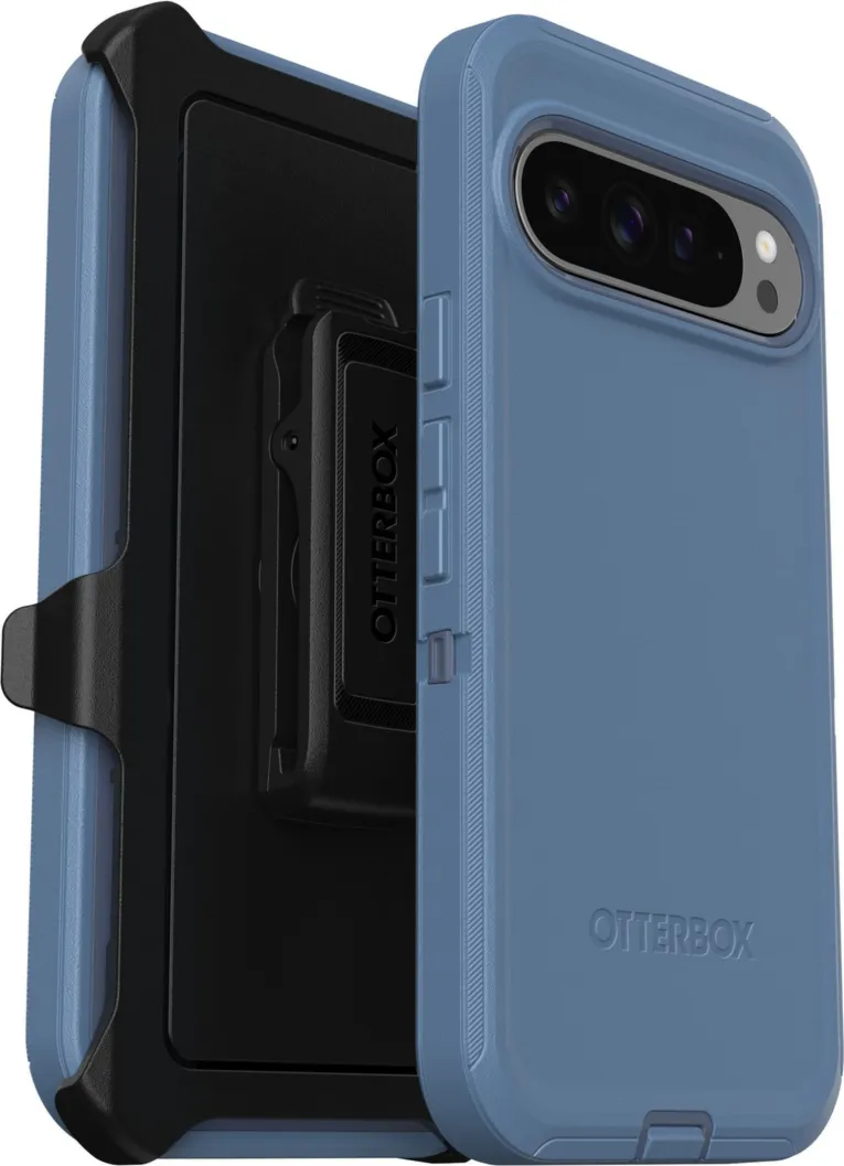 Google Pixel 9 Pro XL Otterbox Defender Series Case - Blue - Baby Blue Jeans