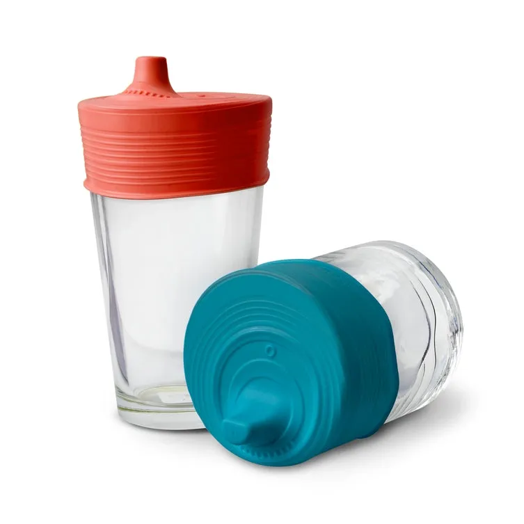 GoSili - Stretchy Silicone Lids with Sippy Spout - 2 Pack