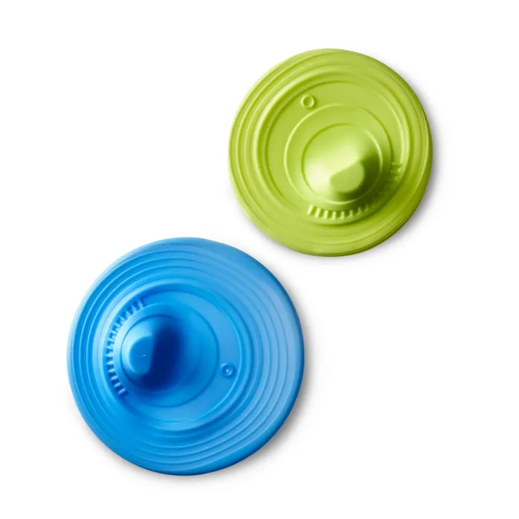 GoSili - Stretchy Silicone Lids with Sippy Spout - 2 Pack