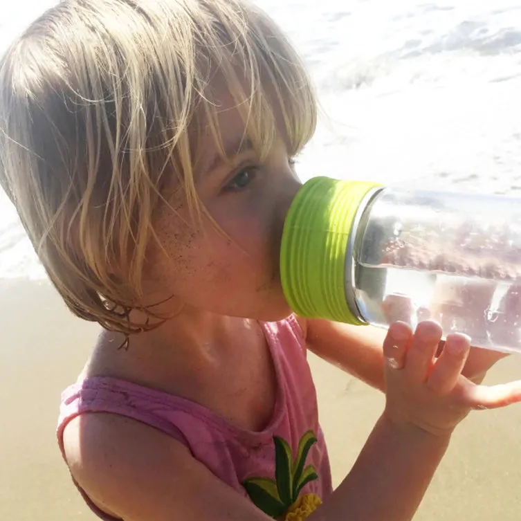 GoSili - Stretchy Silicone Lids with Sippy Spout - 2 Pack