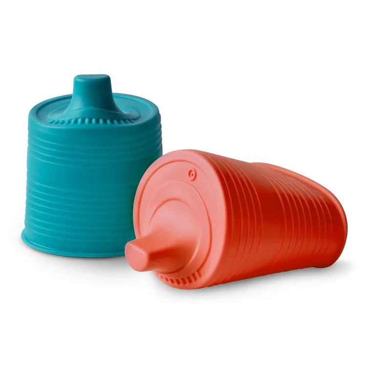 GoSili - Stretchy Silicone Lids with Sippy Spout - 2 Pack
