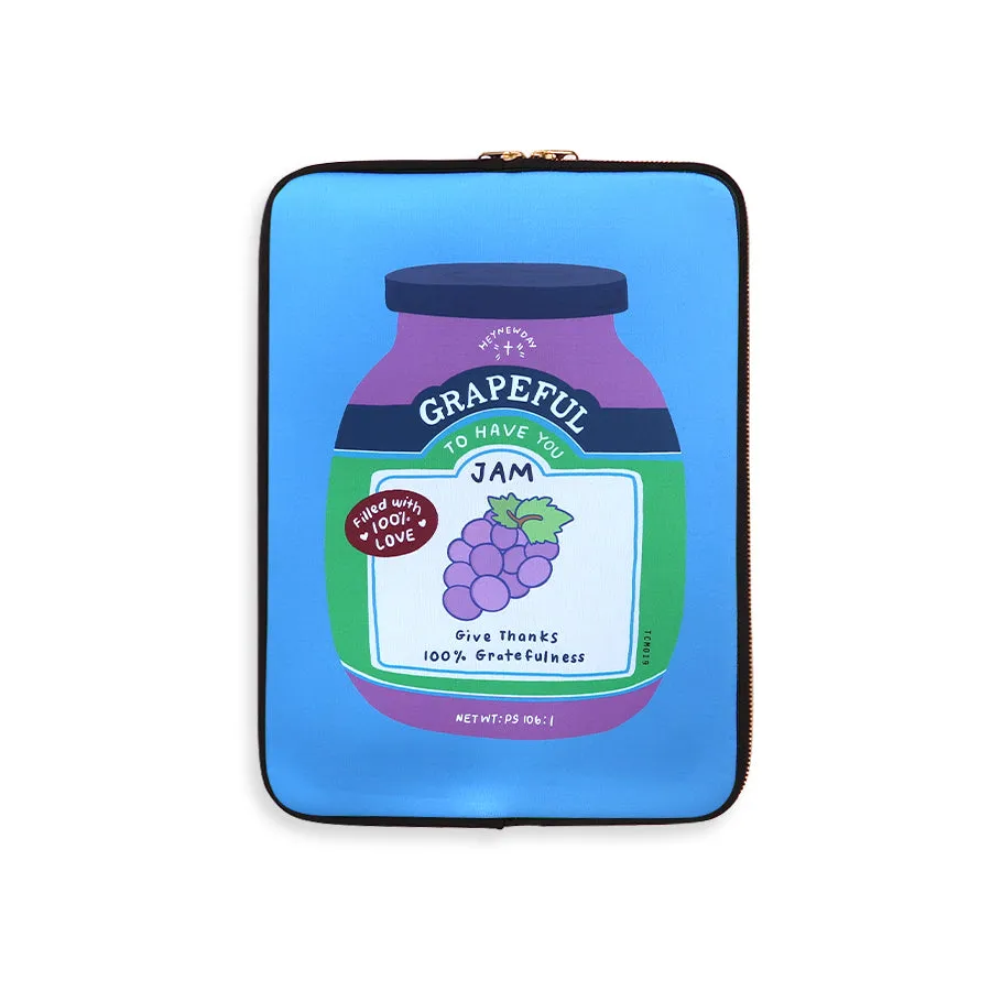 Grapeful Jam & Hallelujah Chocolate Spread | Laptop Sleeve {LOVE SUPERMARKET}