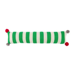 Green Skinny Stripe Pillow
