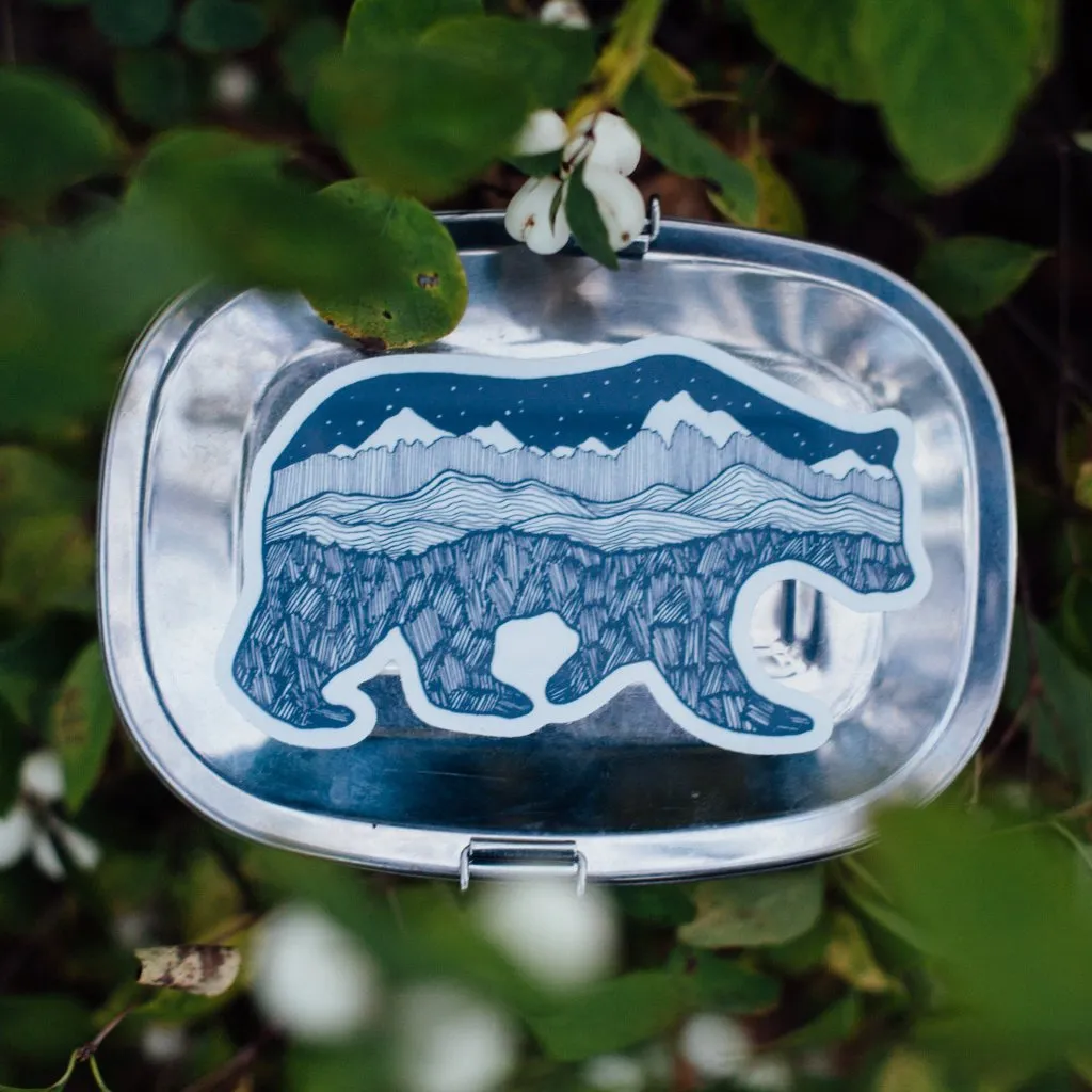 Grizzly Bear Sticker