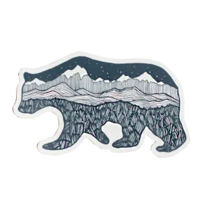 Grizzly Bear Sticker
